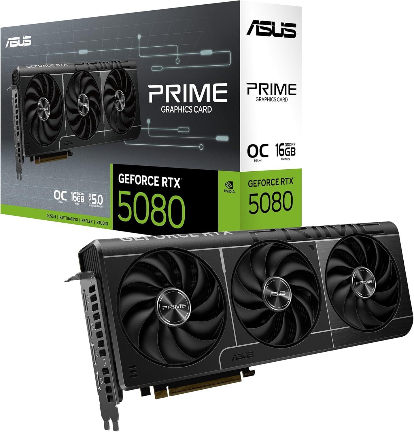ASUS Prime GeForce RTX 5080 OC Edition 16GB GDDR7